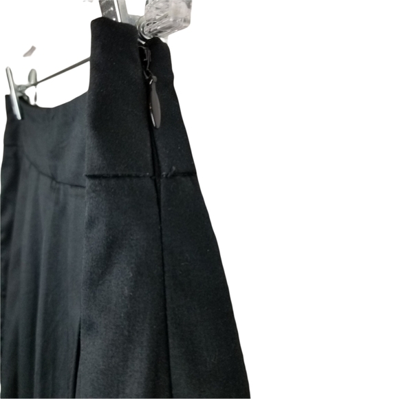 WHBM Black White Gold Art Deco Geometric Pleated Circle Skirt Size 4 - Picture 5 of 9